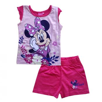 Disney Minnie Set, Top und Shorts, pink, Gr. 98-128